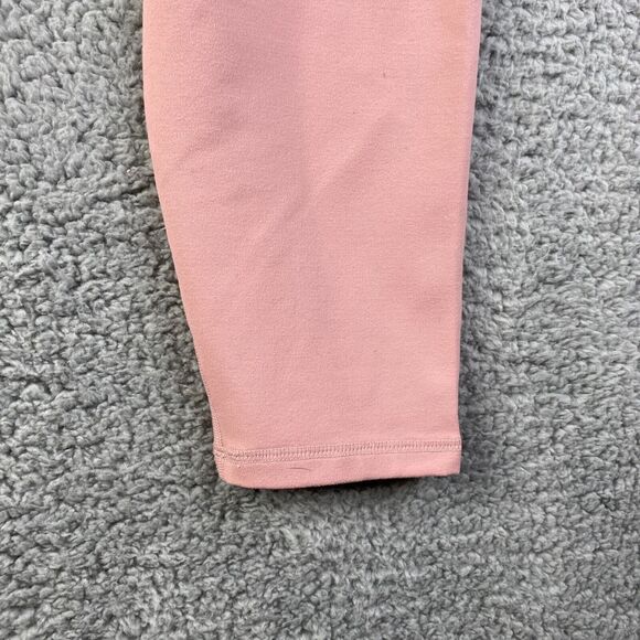 Fabletics Womens Leggings PowerBand Size M Pocket Pink  High Waist Pre-Owned - Picture 11 of 13
